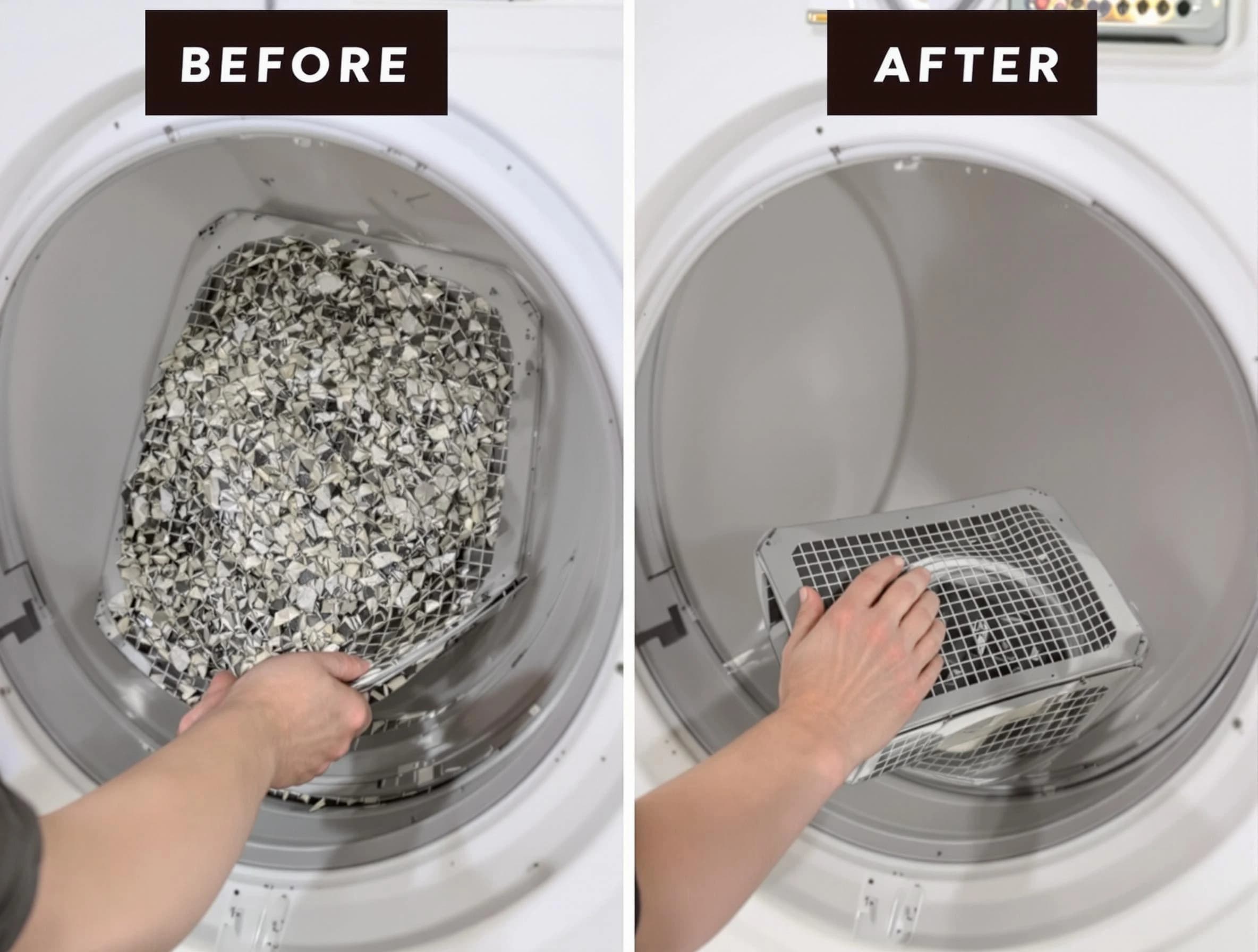 Professional lint trap cleaning by Brockton Dryer Vent Cleaning in Brockton