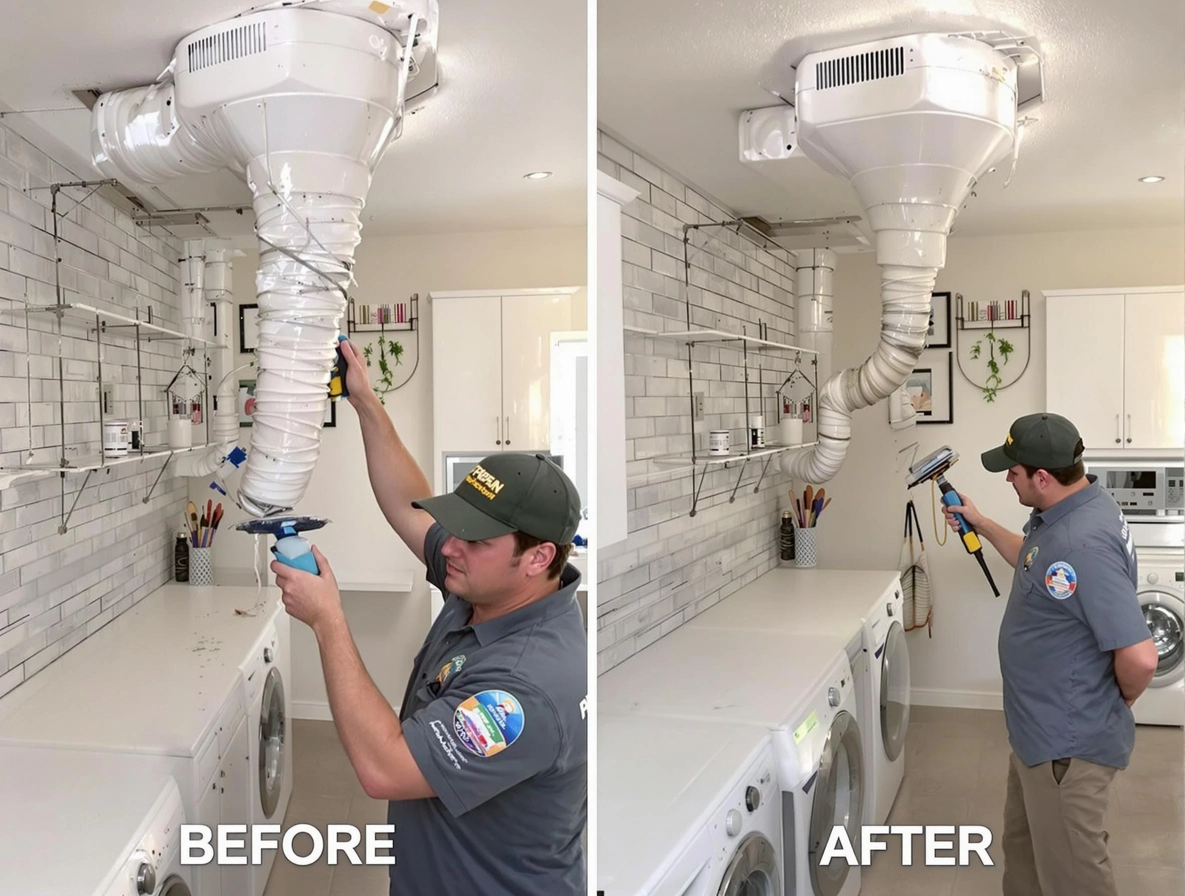 Professional dryer exhaust vent cleaning by Brockton Dryer Vent Cleaning in Brockton