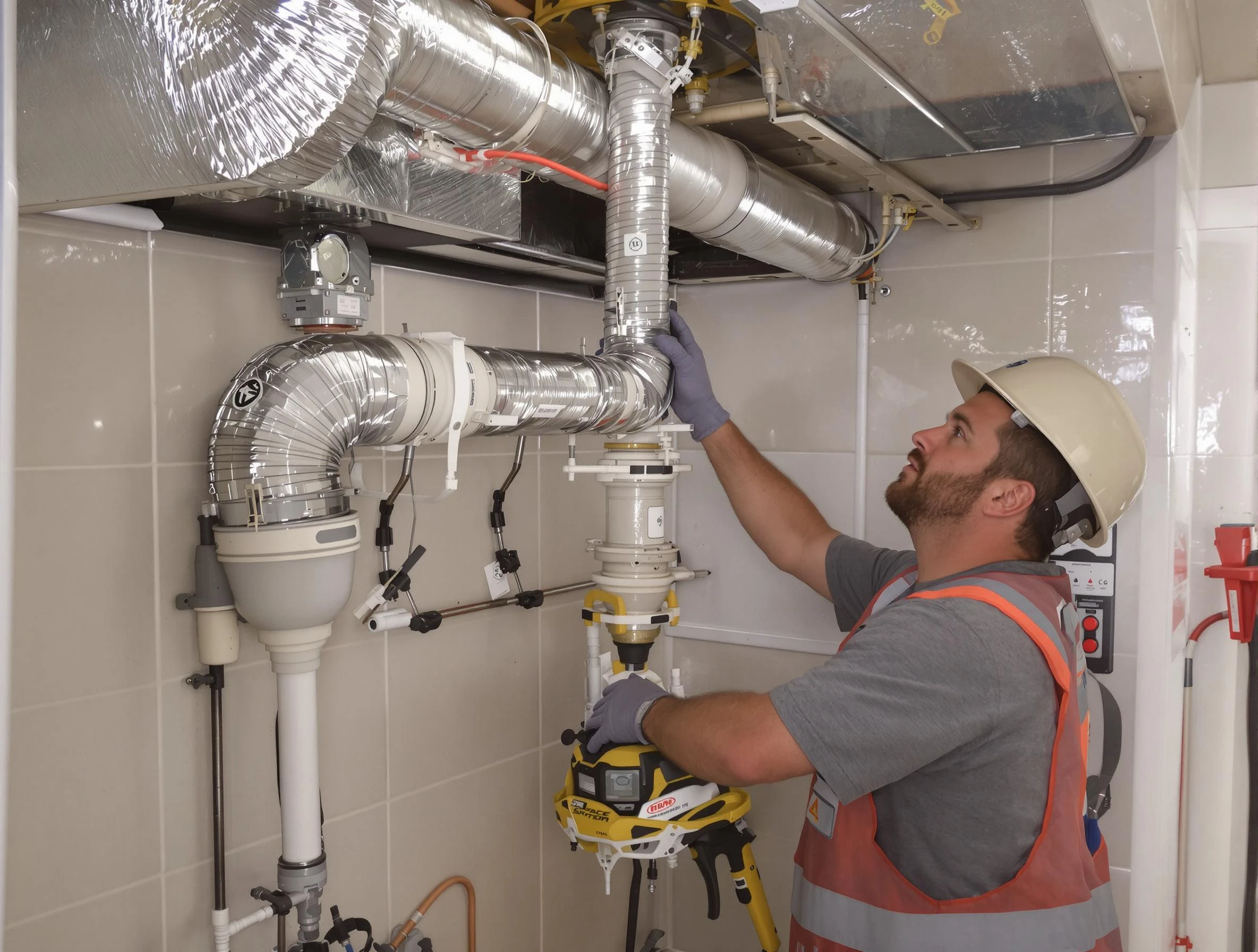 Brockton Dryer Vent Cleaning expert performing professional dryer vent repair and installation in Brockton